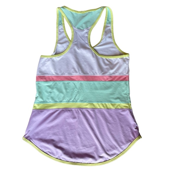 Fila Sport Tank Top Women's S/M Sleeveless Athletic Colorful Stretch Racerback - Picture 2 of 5